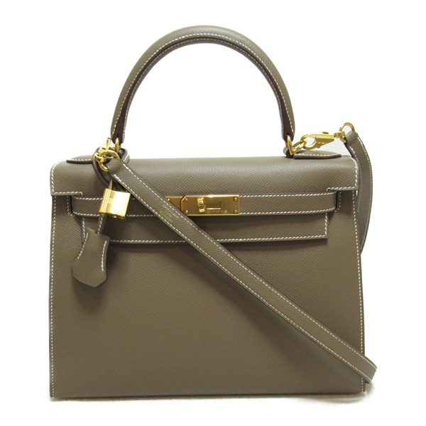 ケリー28 エトゥープ ハンドバッグ