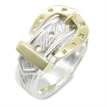 エルメス HERMES ホースシュー ベルトリング 13号 コンビ ヴィンテージ