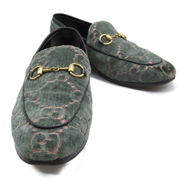 グッチ(GUCCI)グッチ ホースビット GG柄 ローファー 靴