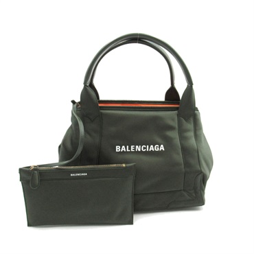 BALENCIAGA バレンシアガ トート ネイビー スモールカバス BALENCIAGA