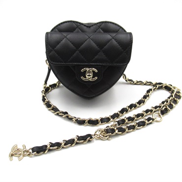 シャネル(CHANEL)マトラッセ ハートシェイプウエストバッグ