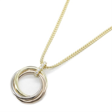 カルティエ(CARTIER)カルティエ トリニティ ダイヤ ネックレス