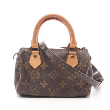 ◆Z3945 ルイヴィトン モノグラム ミニスピーディ ハンド ポーチ バッグ LOUIS VUITTON　ルイ・ヴィトン　ミニ・スピーディ　モノグラム　ショルダーバッグ　M415344302120500079110