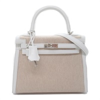 エルメス(HERMES)エルメス ケリー25 ヴェルソ 外縫い ハンドバッグ 
