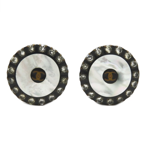 シャネル(CHANEL)シャネル ココマークシェルイヤリング イヤリング  