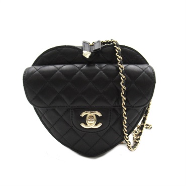 シャネル(CHANEL)シャネル ハートチェーンショルダー ショルダーバッグ