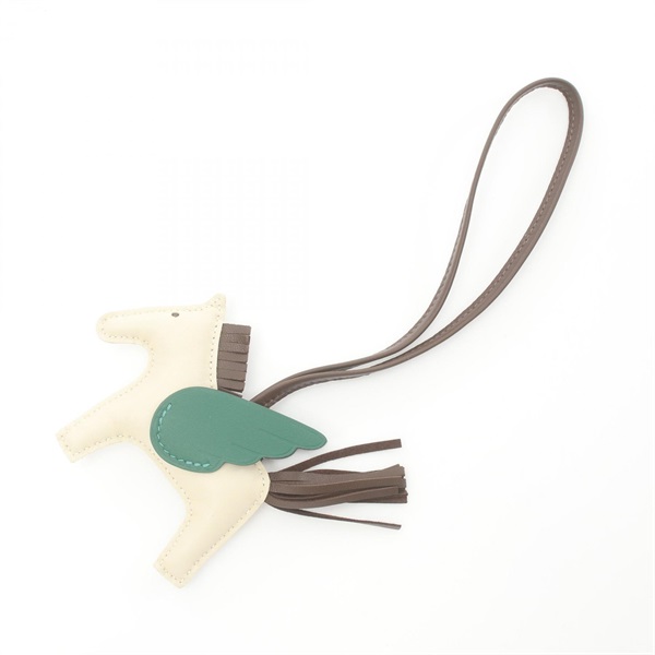 激レア希少品！HERMES エルメス ロデオチャームMM レザークリノラン 
