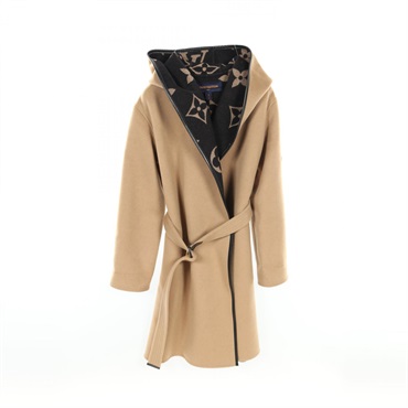 【極美品】 LOUIS VUITTON ルイヴィトン　ウール ドンキ―コート 渋谷並木橋店】2022年 LOUIS VUITTON ルイ・ヴィトン レディース