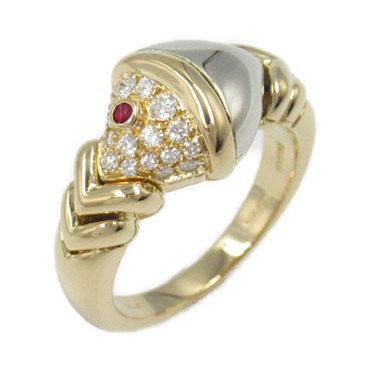 ブルガリ(BVLGARI)ブルガリ ナチュラリア ダイヤ ルビー リング リング