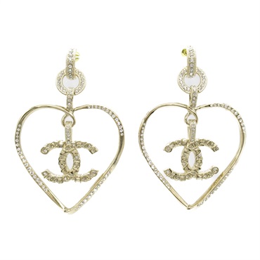 シャネル(CHANEL)シャネル ココマークハート ピアス ピアス ジュエリー