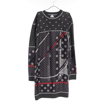 エルメス Clic Clac A Pois ツイルレーヌ  ワンピース 衣料品 トップス レディース H1H2831DA