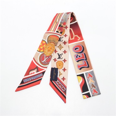 未使用　ルイヴィトン　バンドー スカーフ　赤　青　マリン　ロゴ 未使用 ルイヴィトン バンドー スカーフ 赤 青 マリン ロゴ LOUIS