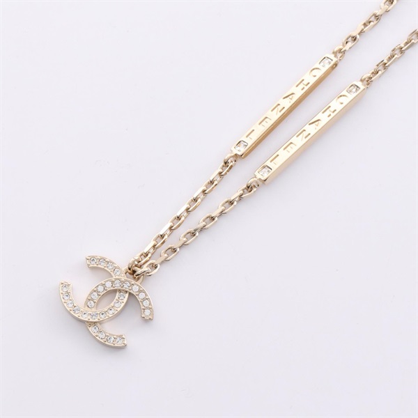 シャネル ココマーク ロゴバー ネックレス ジュエリー レディース A21P