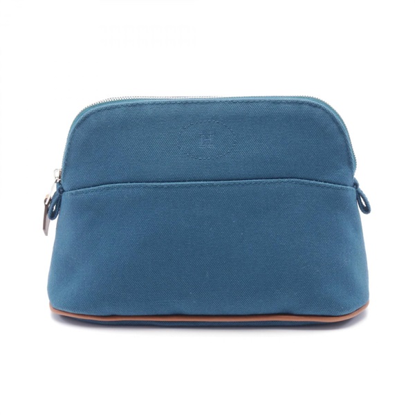 エルメス　ボリード　ポーチ　ブルー エルメス(HERMES)エルメス ボリードポーチ ミニ ブルー