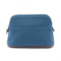 エルメス(HERMES)エルメス ボリードポーチ ミニ ブルーペトロール