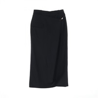 エルメス HERMES セリエボタン スカート 衣料品 ボトムス ウール  