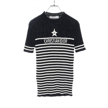 Christian Dior グリーン半袖ニット　ディオリヴィエラコレクション 初夏のムード満載！ Diorの「ディオリビエラ」のカプセルコレクション