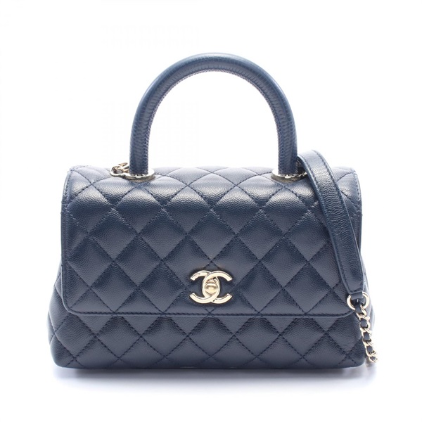 シャネル ココハンドル フラップ マトラッセ ハンドバッグ バッグ レディース A92990