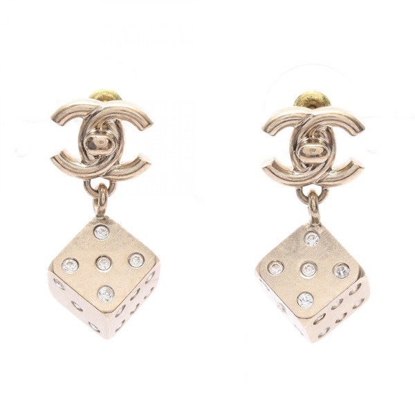 シャネル ココマーク サイコロ ピアス ジュエリー レディース B21.P