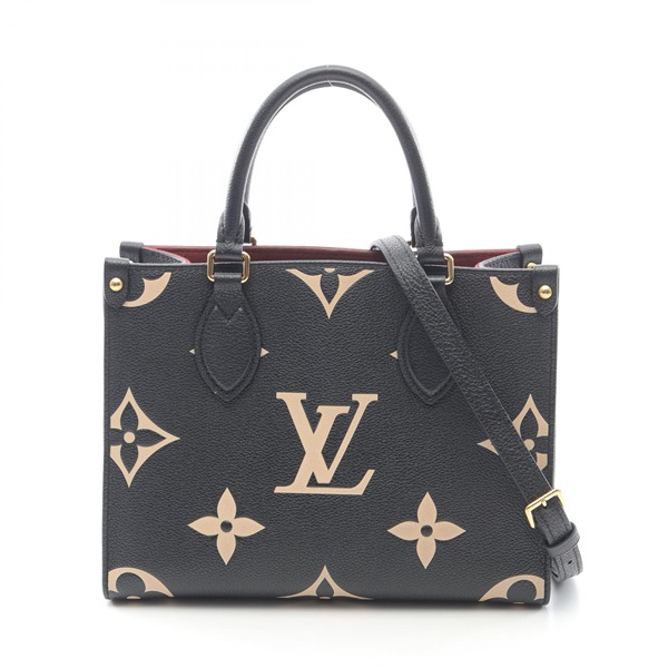 ルイ・ヴィトン オンザゴーPM バイカラー  ハンドバッグ バッグ レディース M45659