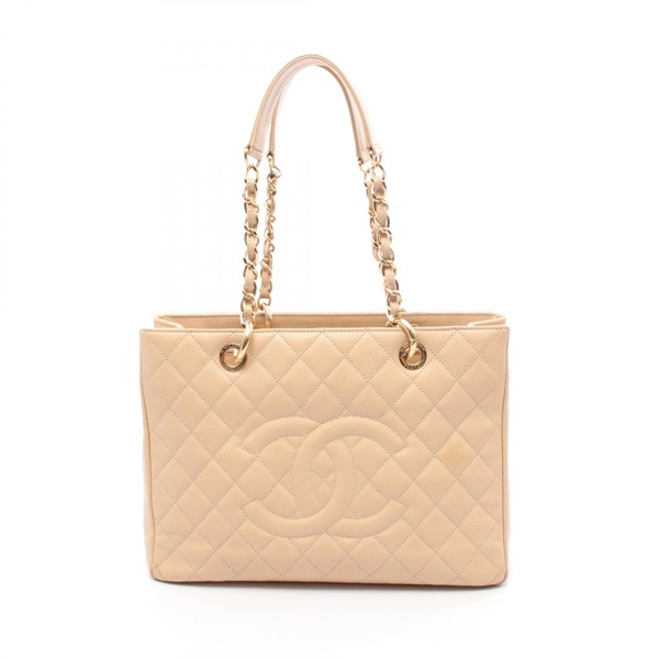 シャネル マトラッセ グランドショッピング GST トートバッグ バッグ レディース A50995