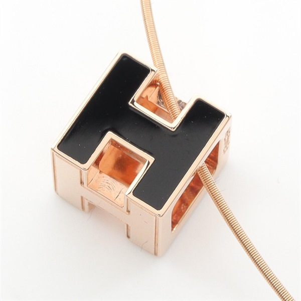 エルメス カージュドアッシュ Hキューブ ネックレス ジュエリー レディース