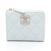 シャネル ココマーク スモールジップウォレット 札入れ 財布 レディース AP4559