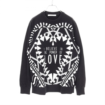 ジバンシィ I BELIEVE IN THE POWER OF LOVE スウェット 衣料品 トップス メンズ