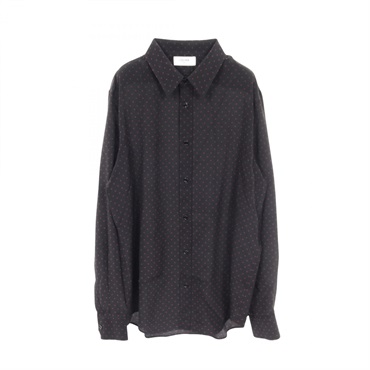 『美品』CELINE セリーヌ 長袖シャツ メンズ ルーズシャツ ４２ セリーヌ(CELINE)セリーヌ マイクロトリオンフプリント ルーズシャツ