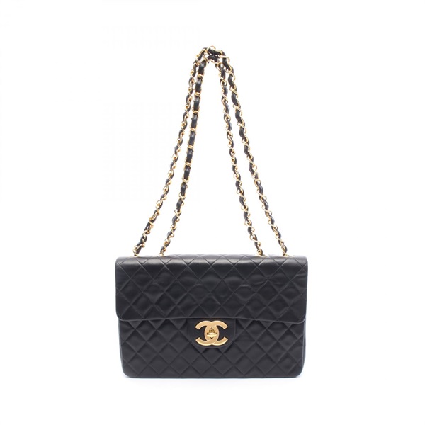 シャネル(CHANEL)シャネル デカマトラッセ34 シングルフラップ 