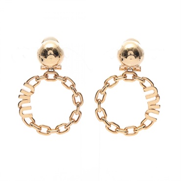 ミュウ ミュウ(Miu Miu)ミュウ ミュウ ロゴ イヤリング ジュエリー