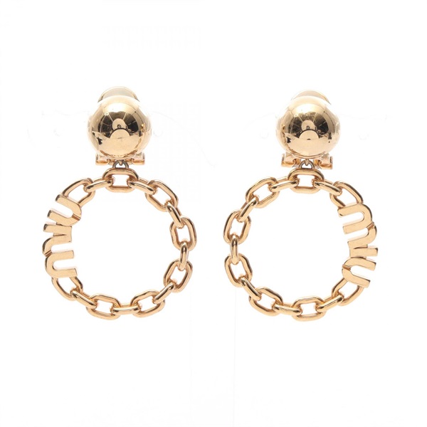 ミュウ ミュウ(Miu Miu)ミュウ ミュウ ロゴ イヤリング ジュエリー