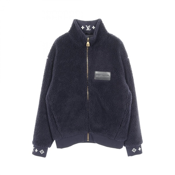 良品▼2016年製　ルイヴィトン　ラインデザイン　レザーパッチ・ロゴボタン付　デニムパンツ　インディゴ FR40/USA30 SL 正規品 フランス製 Louis Vuitton Japan on X