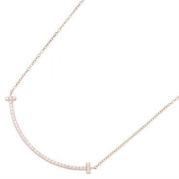 ティファニー Tスマイルスモール ダイヤ ネックレス ネックレス ジュエリー レディース