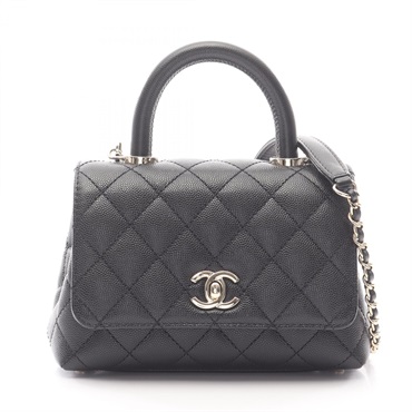 シャネル ココハンドルXXS トップハンドル ハンドバッグ バッグ レディース AS2215