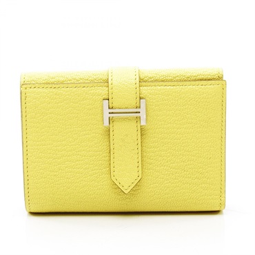 エルメス ベアン コンビネ  三つ折り財布 財布 レディース