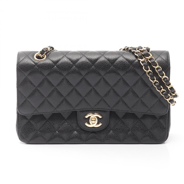 シャネル マトラッセ Wフラップ ショルダーバッグ バッグ レディース A01112
