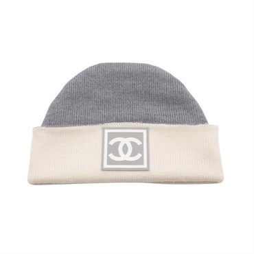 シャネル ココマーク ニットキャップ 帽子 レディース