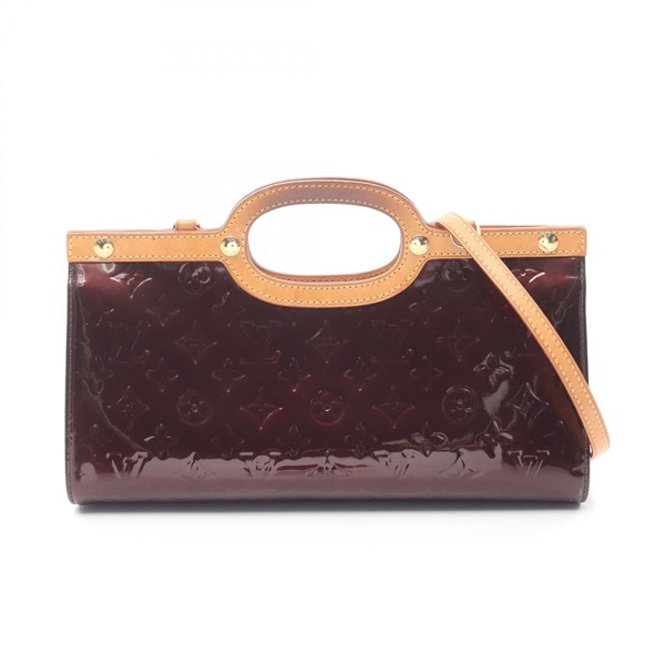 ルイ・ヴィトン ロクスバリー ドライブ モノグラムヴェルニ アマラント ハンドバッグ バッグ レディース M91995