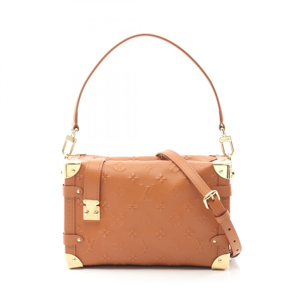ルイ・ヴィトン サイドトランクPM モノグラム タン ハンドバッグ バッグ レディース M21741