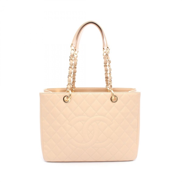 シャネル マトラッセ グランドショッピング GST トートバッグ バッグ レディース A50995