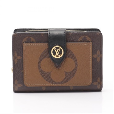 ルイ・ヴィトン ポルトフォイユジュリエット モノグラムジャイアント リバース 二つ折り財布 財布 レディース M69432