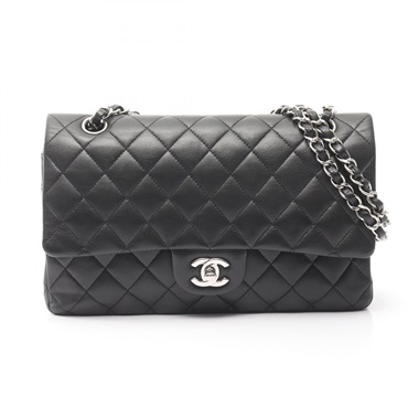 シャネル マトラッセ Wフラップ ショルダーバッグ バッグ レディース A01112