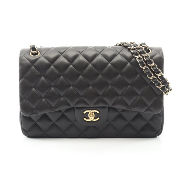 シャネル デカマトラッセ30 クラシック ラージ Wフラップ ショルダーバッグ バッグ レディース A58600