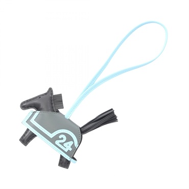 エルメス ロデオPM ロベオクール セレスト ヴェールマングローブ チャーム アクセサリー レディース