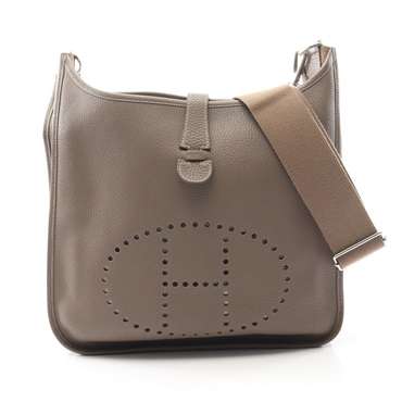 エルメス エヴリン 3 トロワ GM エトゥープ ショルダーバッグ バッグ レディース