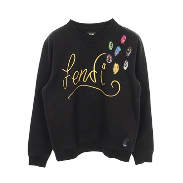 フェンディ ロゴ刺繍 スウェット 衣料品 トップス メンズ