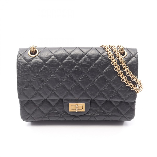 シャネル 2.55 マトラッセ マドモアゼルチェーン ショルダーバッグ バッグ レディース A37586