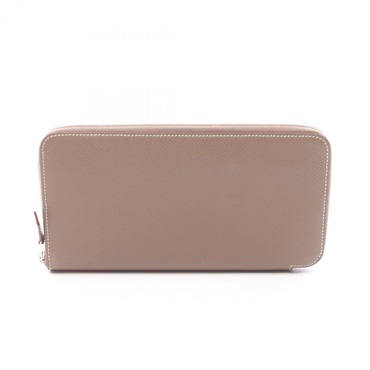 エルメス アザップロング シルクイン エトゥープ ラウンド長財布 財布 レディース