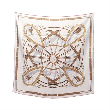 エルメス(HERMES)エルメス カレ90 EN ROUE LIBRE スカーフ 衣料品